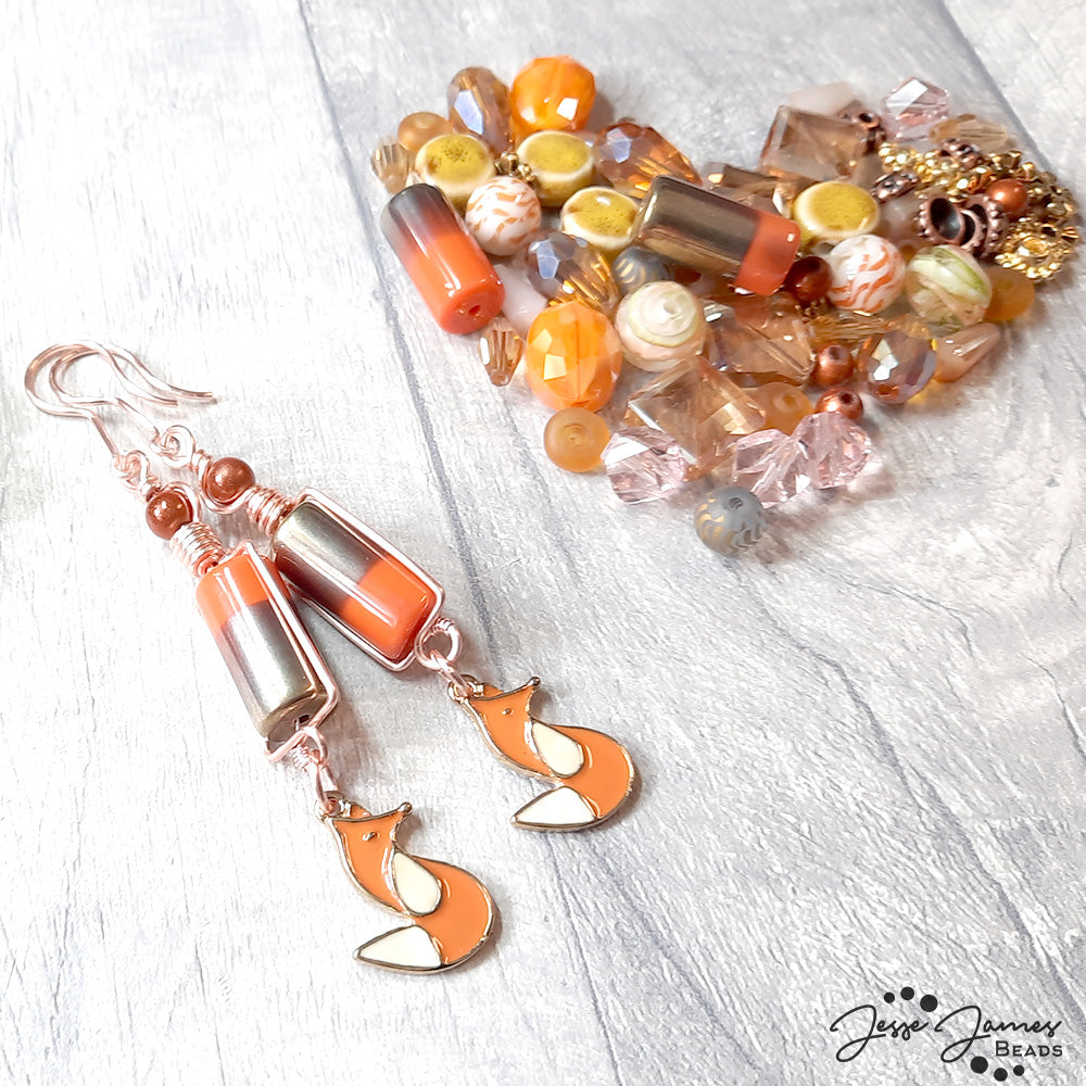 Create Wire-Wrapped Feelin' Foxy Earrings with Jem Hawkes