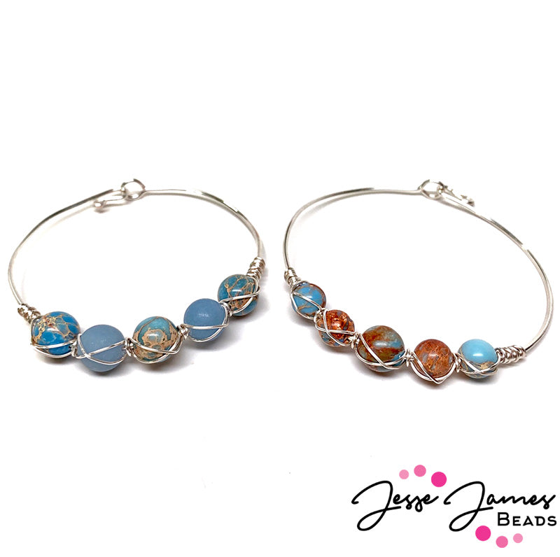 Fun & Easy Bangle featuring Dakota Stones