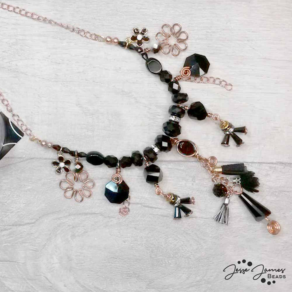 Blackberry Baby Boho Necklace with Jem Hawkes