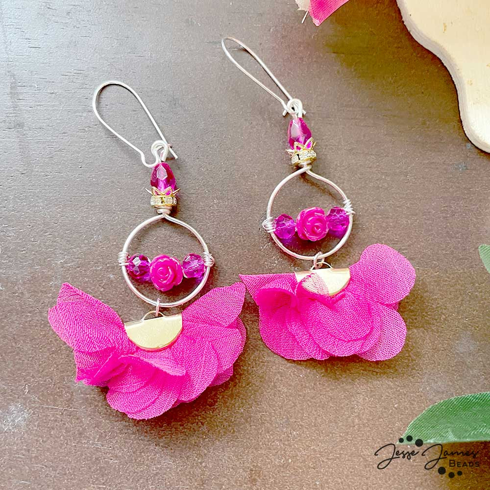 Cha Cha Floral Earrings with Jessica Hankes