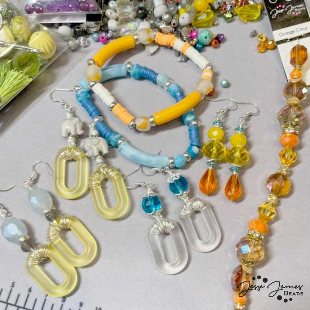 Create 2 Beautiful Glass Bead Earrings with Marisol Hafner