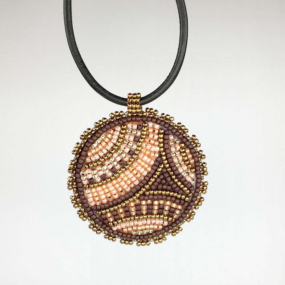 DIY Seed Bead Semi-Circle Pendant with Melissa Shippee