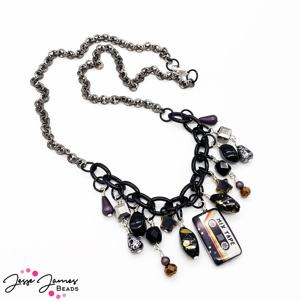 How-To Jewelry Tutorial: Play Your Favorite Mixed Tape Necklace