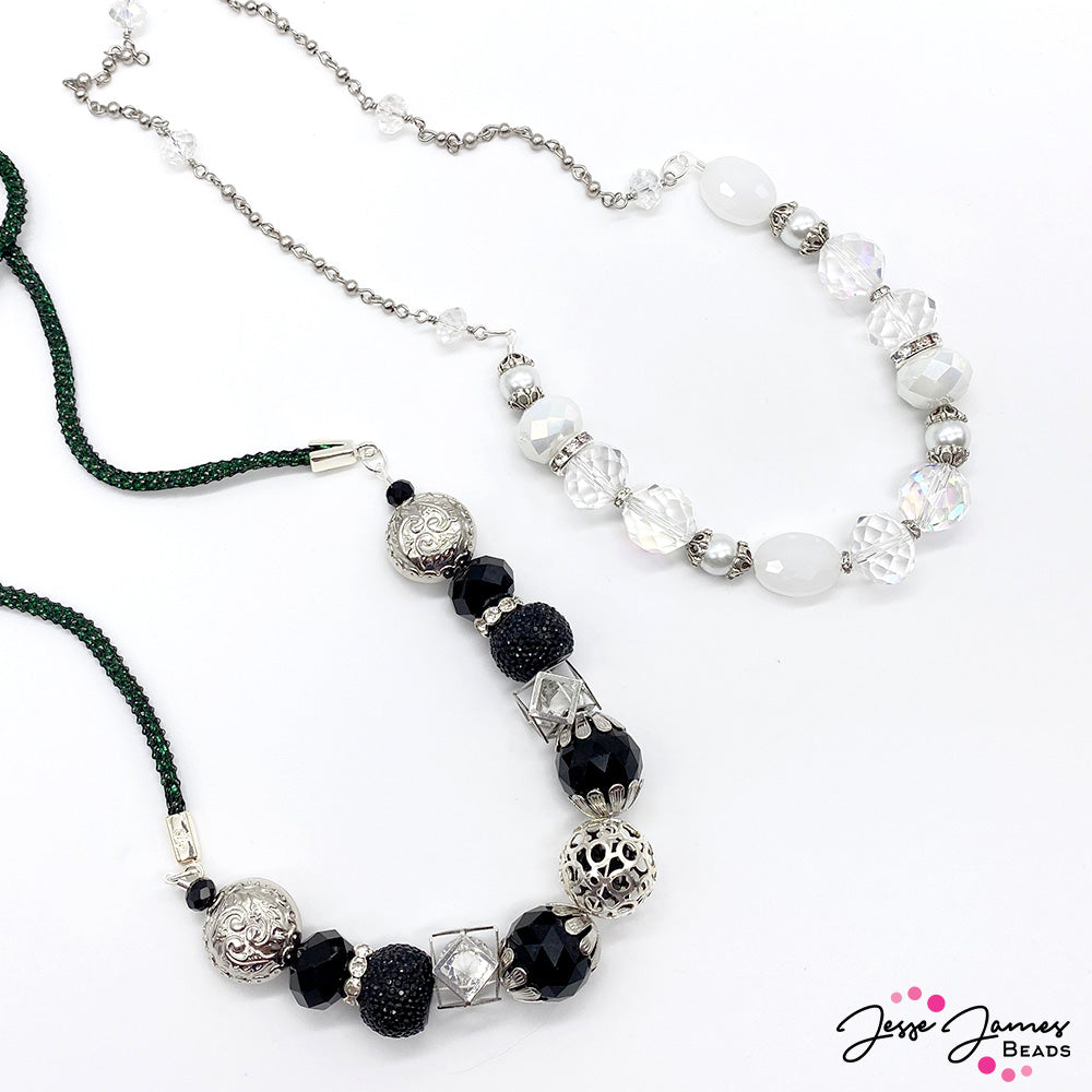How-To Jewelry Tutorial: Meteor Shower Necklace Duo