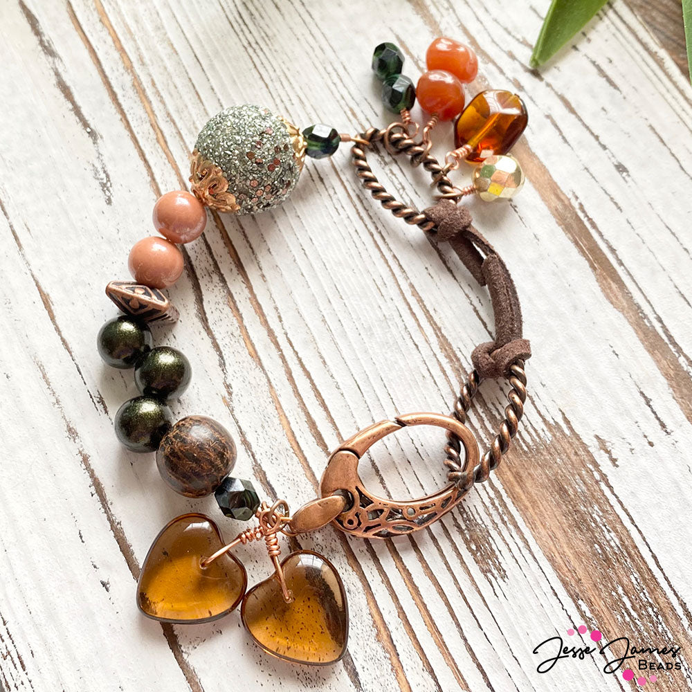 How-To Jewelry Tutorial: Redwoods Bracelet & Earrings