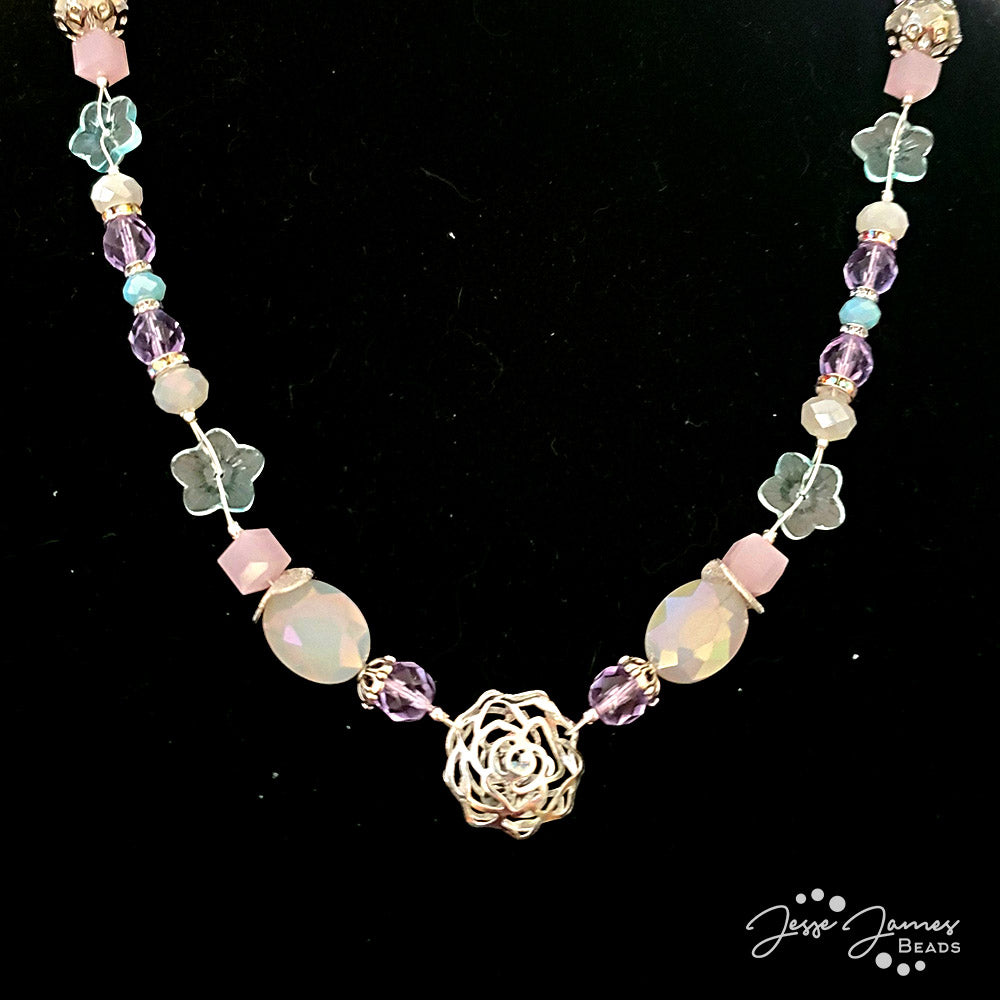 Making the Unicorn's Caged Rose Necklace with In Rose's Garden