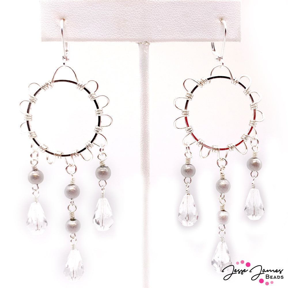 How-To Jewelry Tutorial: Silver Lining Earrings