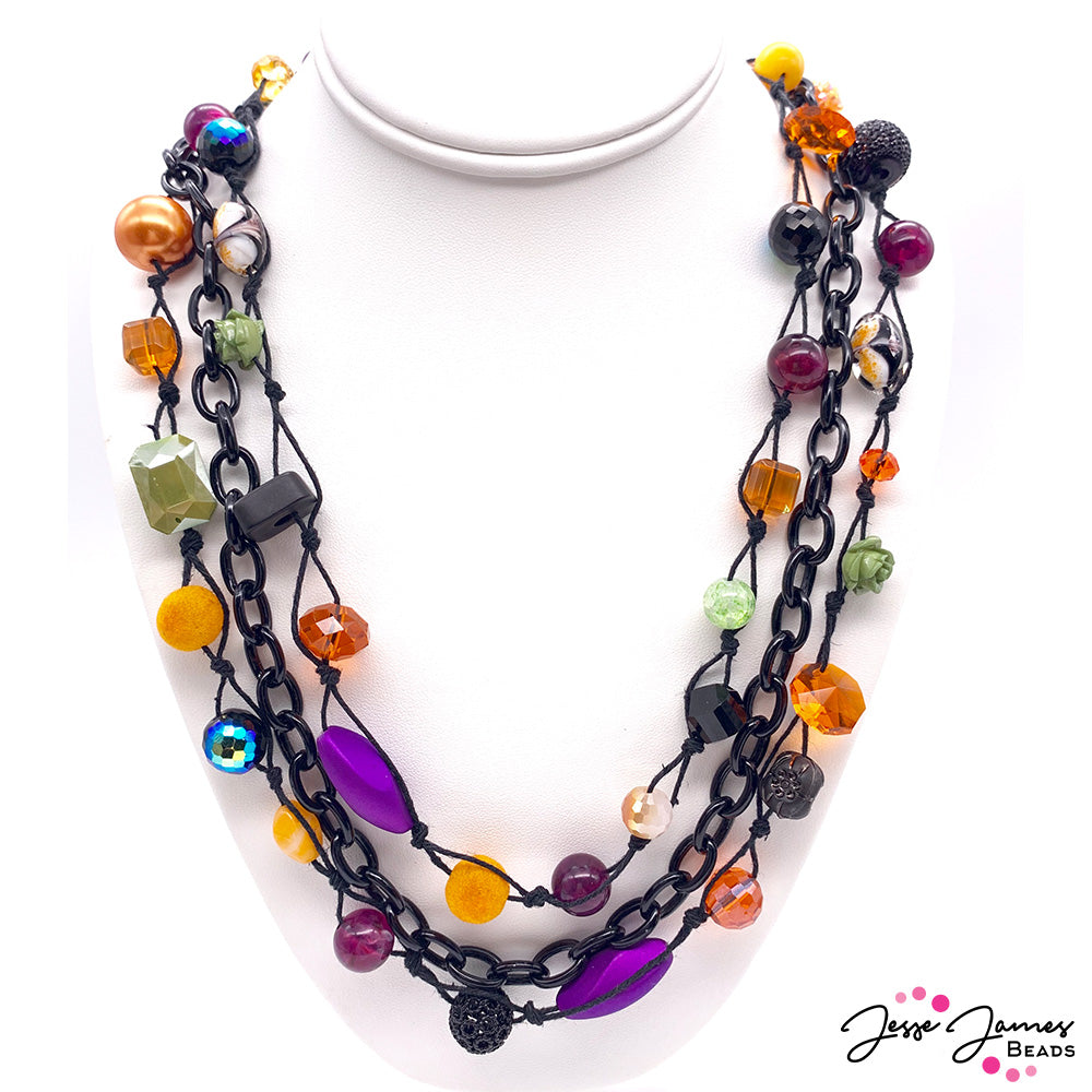 How-To Jewelry Video: Spook-tacular Halloween Necklace
