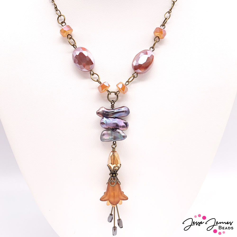 How-To Jewelry Tutorial: Sunset Beach Necklace