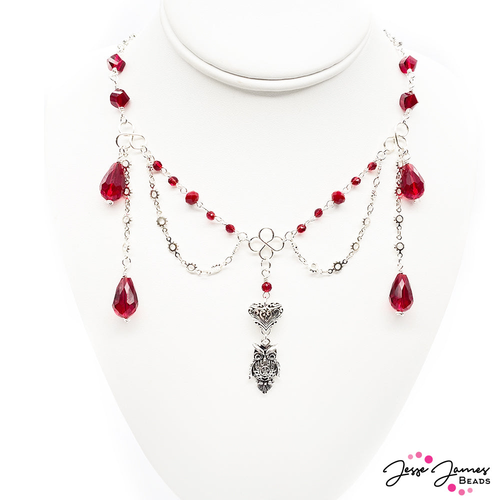 How-To Jewelry Tutorial: Cherry Drop Necklace