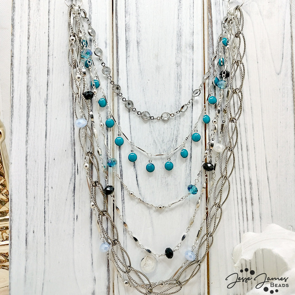 Easy Necklace with Jewelry Chain by Wendy Whitman