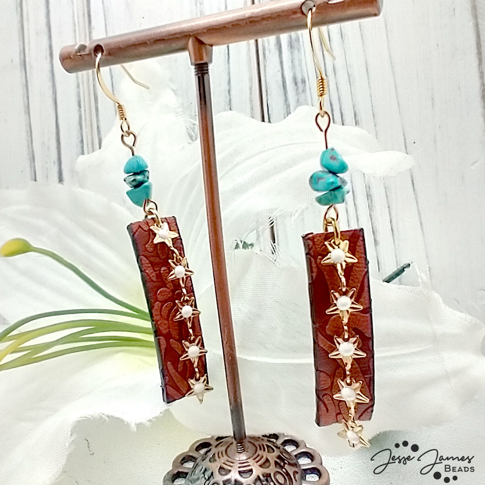 Easy Leather Earrings with Wendy Whitman