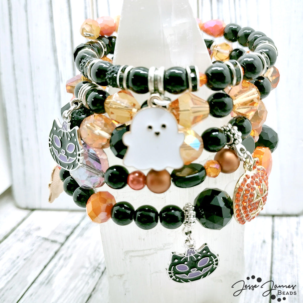 Spooky Halloween Charm Bracelet with Wendy Whitman