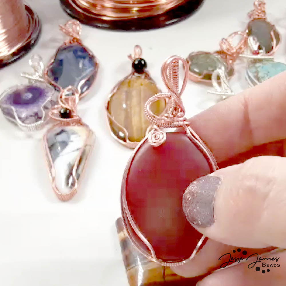 Celebrity Spotlight: Wire-Wrapped Cabochons with Jen VanBenschoten