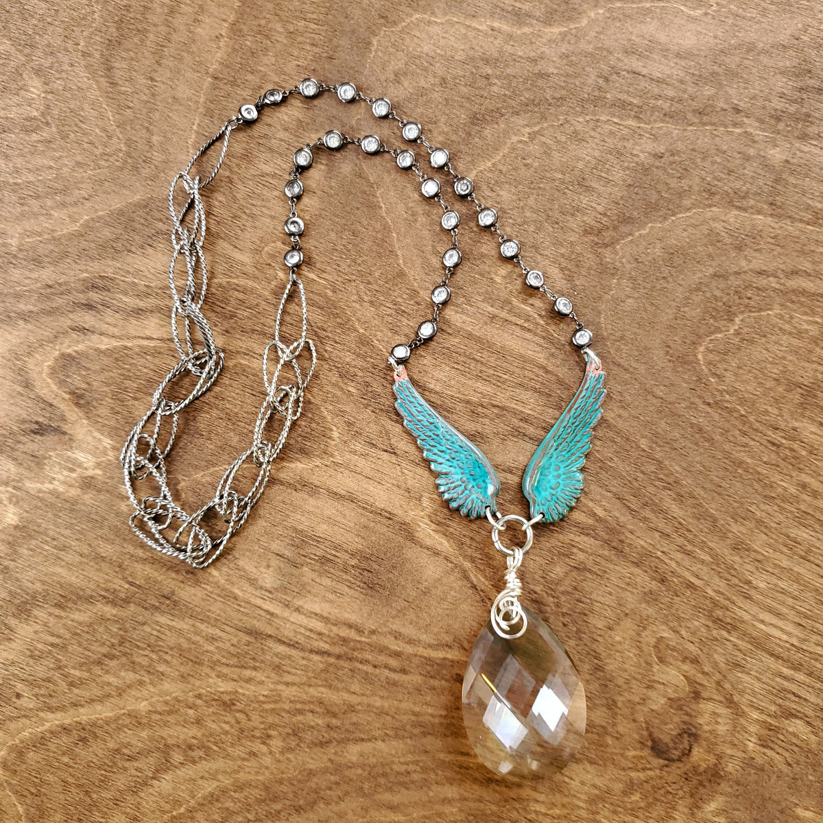 How-To Jewelry: Angel Wing Crystal Necklace Ft. Randee Brown