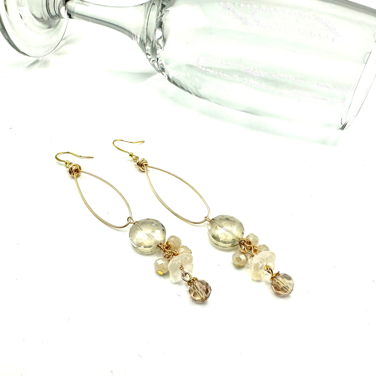 Make It At Walmart: Champagne Bubbles Earrings with Deb Floros