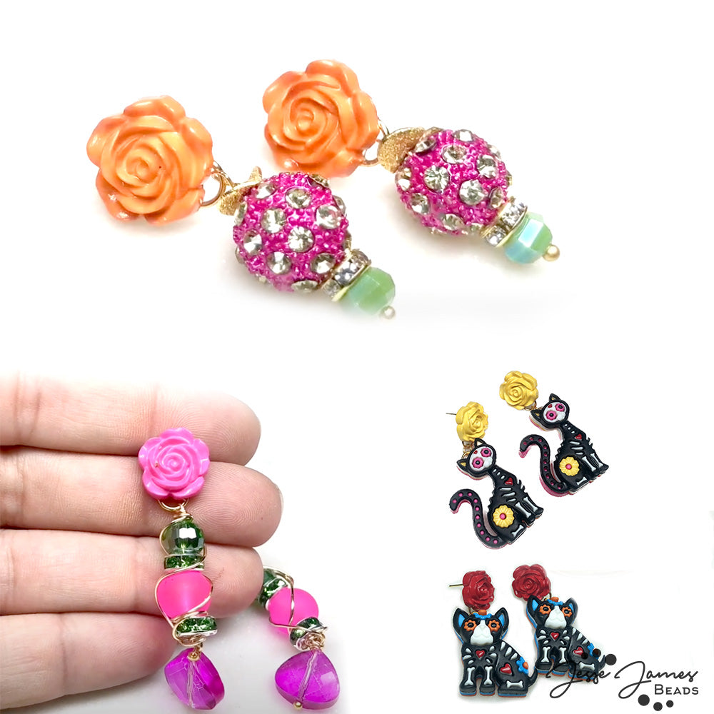10/2/2023 - Create 4 Dia De Los Muertos Earrings with Brittany Chavers