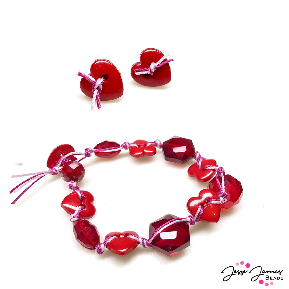 1/12/2024 - Quick & Easy Macrame Valentine's Bracelet & Earring Duo with Brittany Chavers