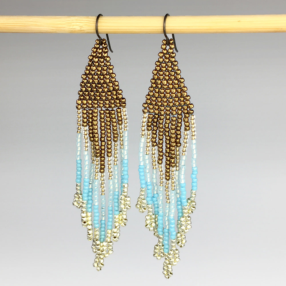 DIY Seed Bead Fringe Earrings with Melissa Shippee