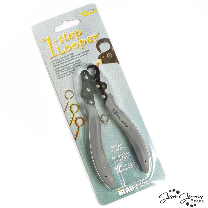 Make Eye Pins and Bead Links with The 1-Step Looper Pliers from The  BeadSmith 