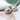 14mm Japanese Tensha Round Bead Pair in Polar Plundge