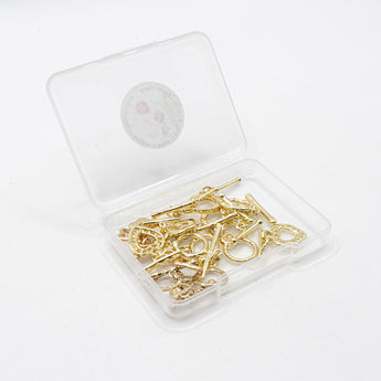 16K Gold Toggle Clasp Mix
