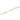 18K Gold Cloudy Skies Glass Beaded Chain