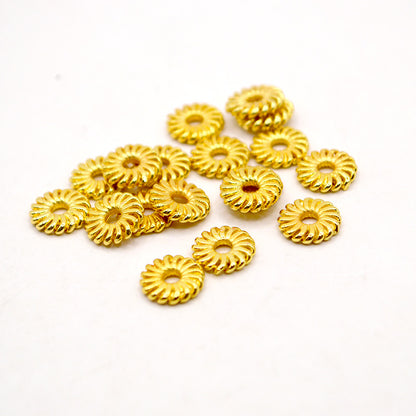 18K Gold Spacer Bead Set