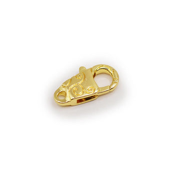 18K Gold Bold Lobster Clasp