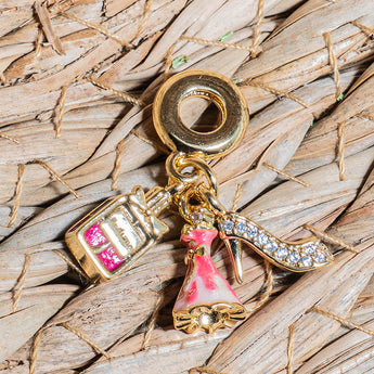 18K Gold Fashion & Flair Large Hole Charm Trio