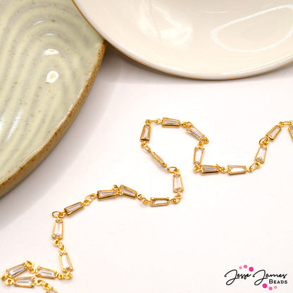 18K Gold Plated Brass Chain in Rise n Shine