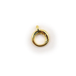 18K Gold Simple Round Clasp