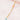 18K Gold Cotton Candy Glass Beaded Chain