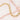 18K Gold Overlay Bow Metal Chain