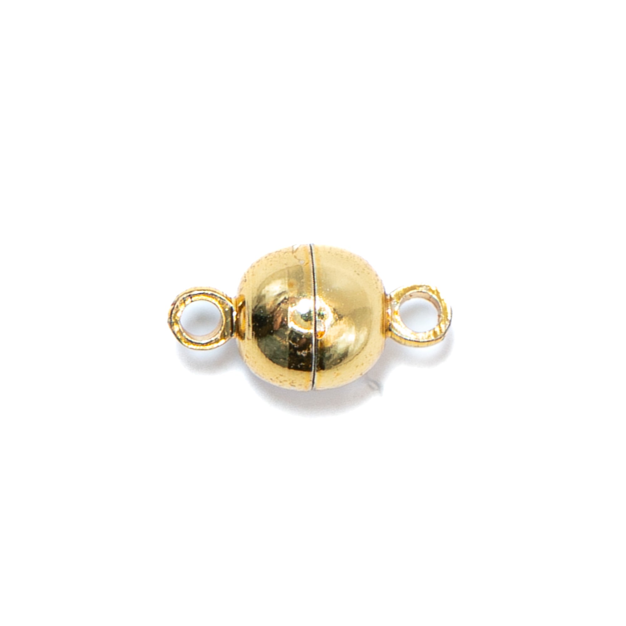24K Gold Plated Round Magnetic Clasp