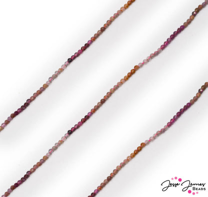 Ombré Stone Bead Set in 3mm Spinel