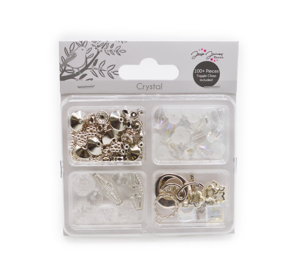 JJB Window Box Bead Mix in Crystal