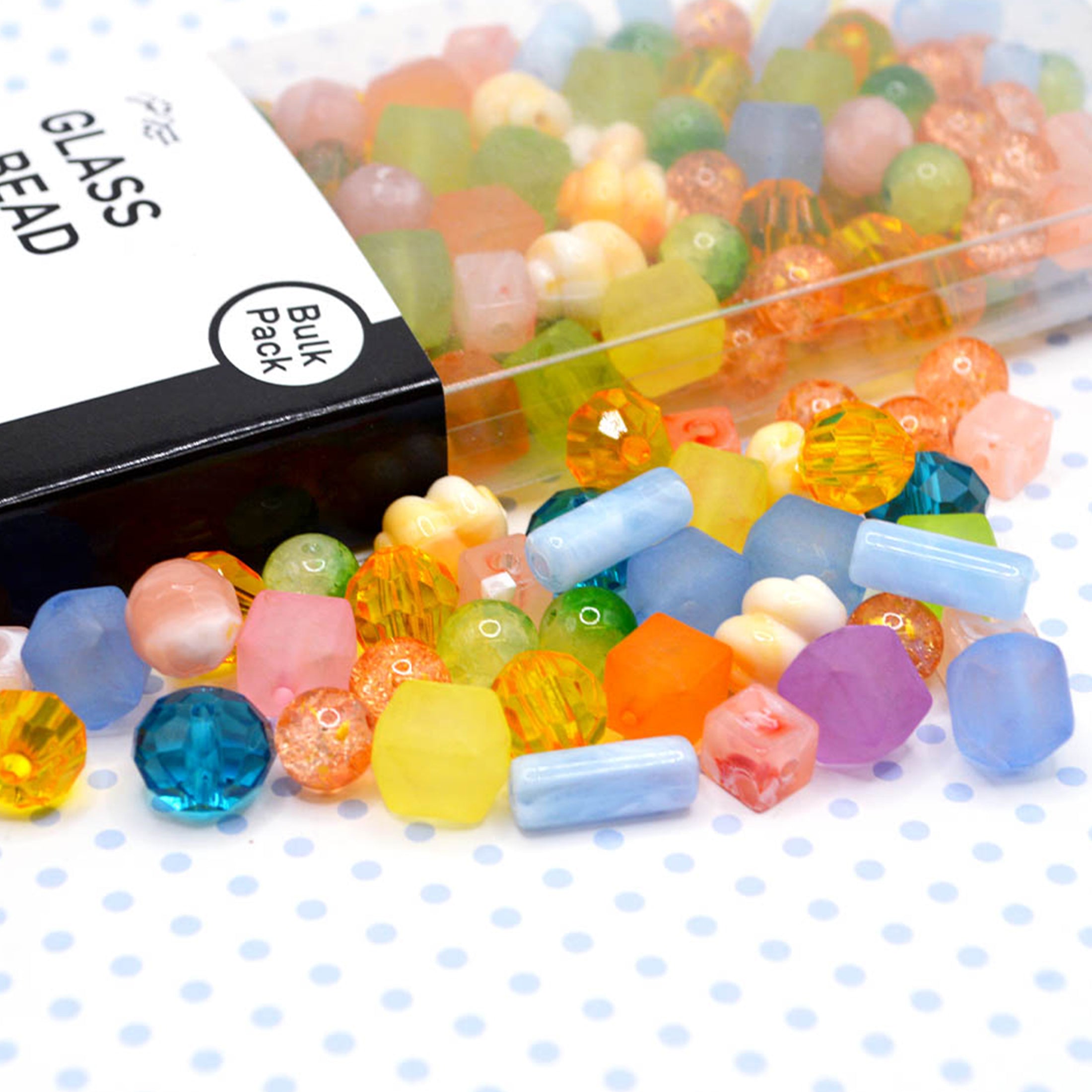 Bulk Bead Assortment In Pastel