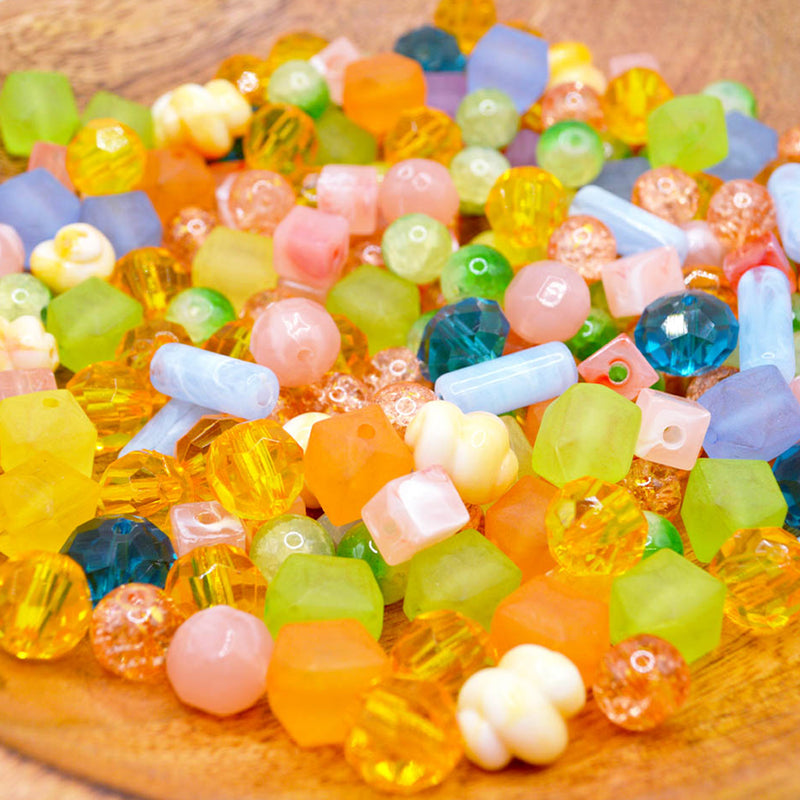 Bulk Bead Assortment In Pastel