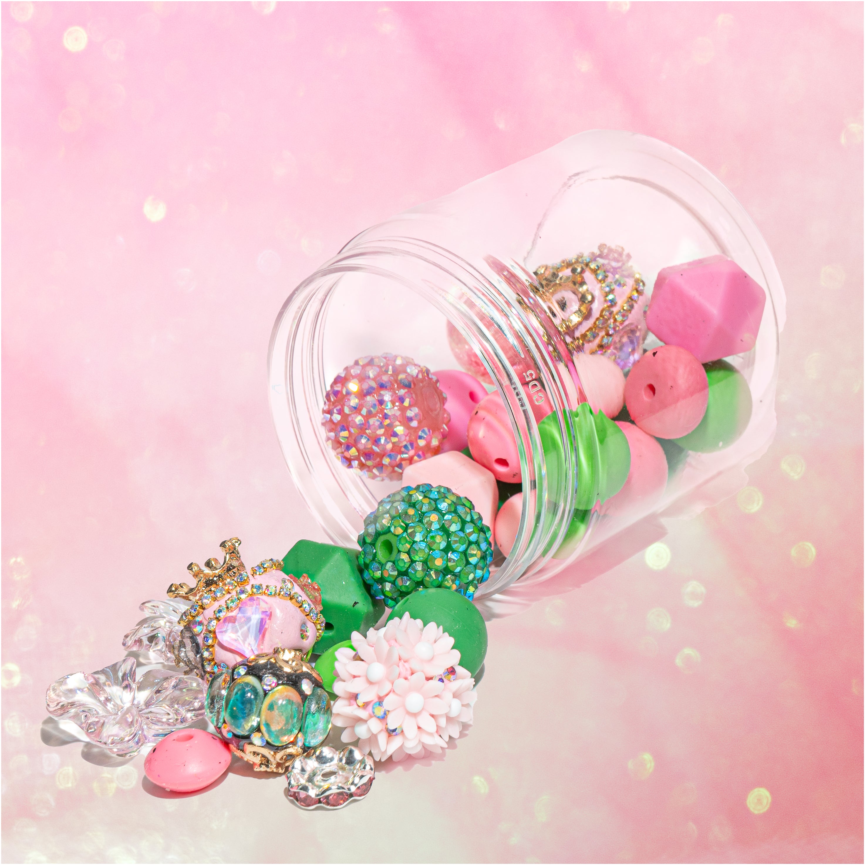 Best Friends Forever Focal Silicone & Boho Bead Mix