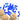 Blue Sapphire Czech Fire Polish Beads 8mm 50 pieces