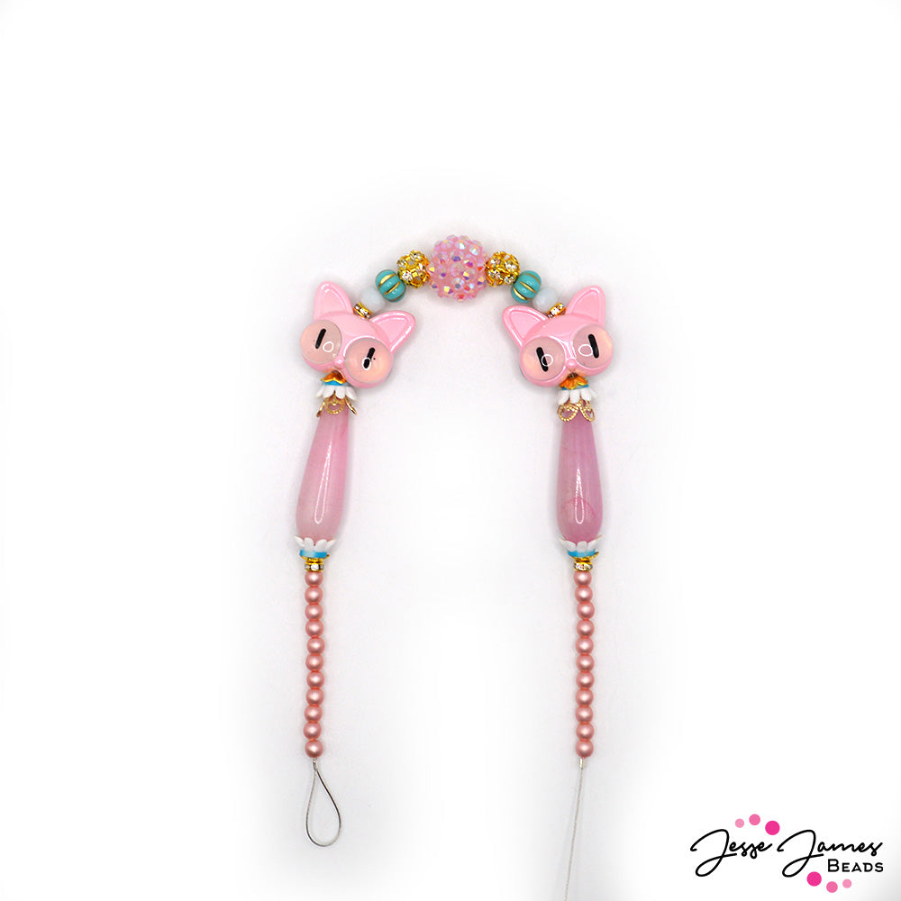 Bead Strand in Purrfect in Pink