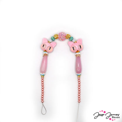 Bead Strand in Purrfect in Pink