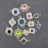 Silver Sparkle Connector Assortment