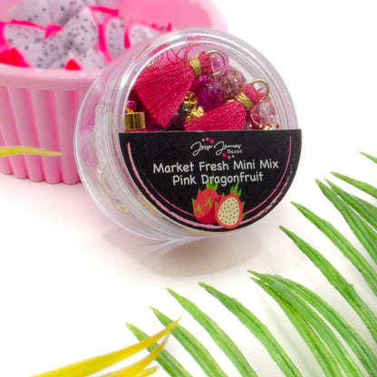 Mini Bead Mix in Pink Dragonfruit