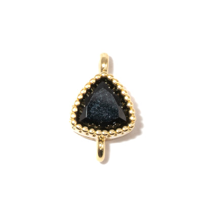 18K Gold Cubic Zirconia Mini Links