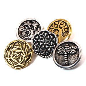 Metal Button Set in Call of Nature