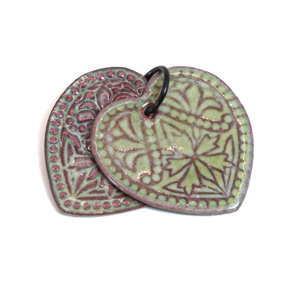 Enamel Metal Charm in Ivy League