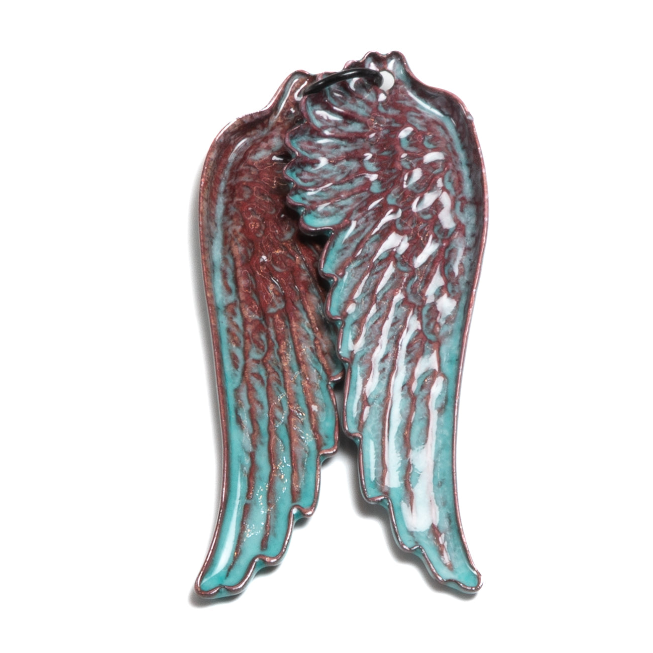 Enamel Metal Charm in Angel Wings