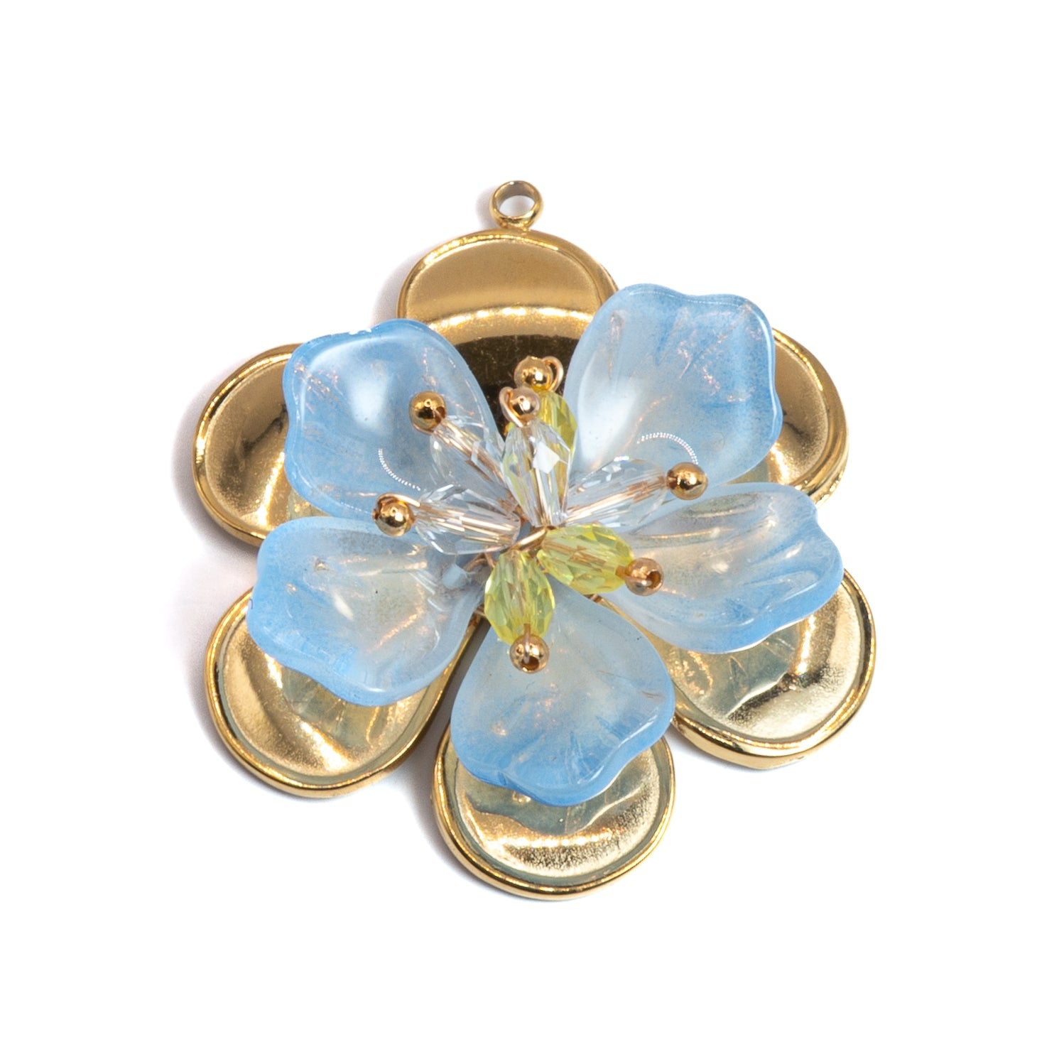 Sky Blossom Glass Pendant